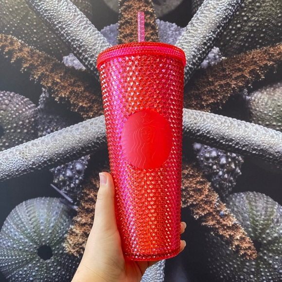 Starbucks Other - Starbucks Holiday 2019 Studded Hot Pink Tumbler 💕